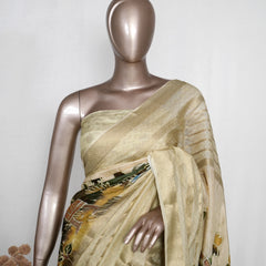 Print Mysore Silk Saree SAN4438