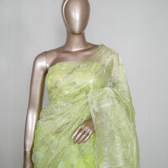 Semi Turkish Organza Saree SAN4956