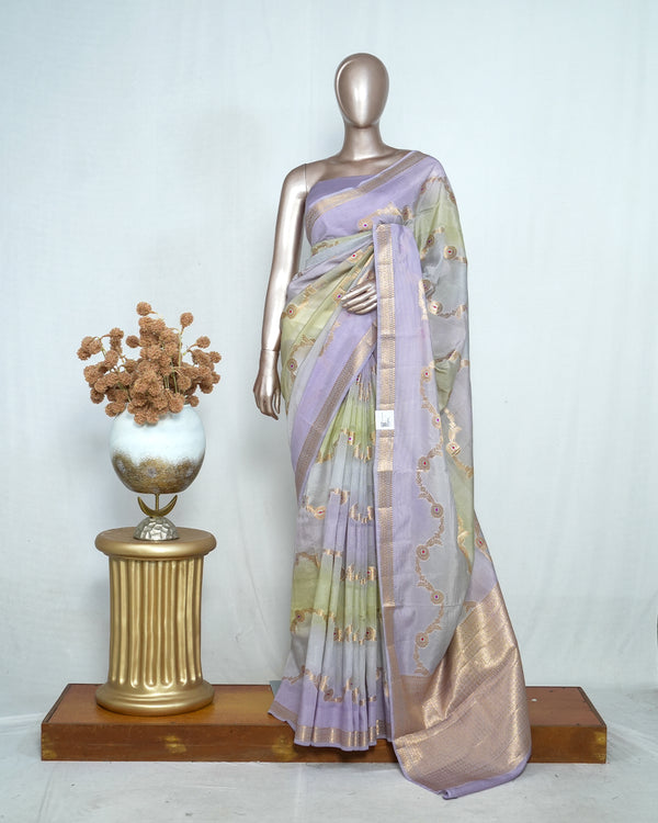 Pure Chanderi Silk Saree  SAN4544