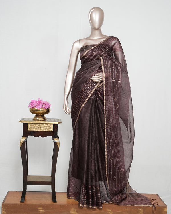 Pure Kora Silk Organza Saree  SAN4930