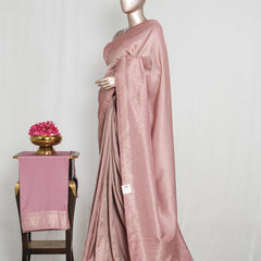 Semi silk with rich brocade weave Sarees  SAN4625