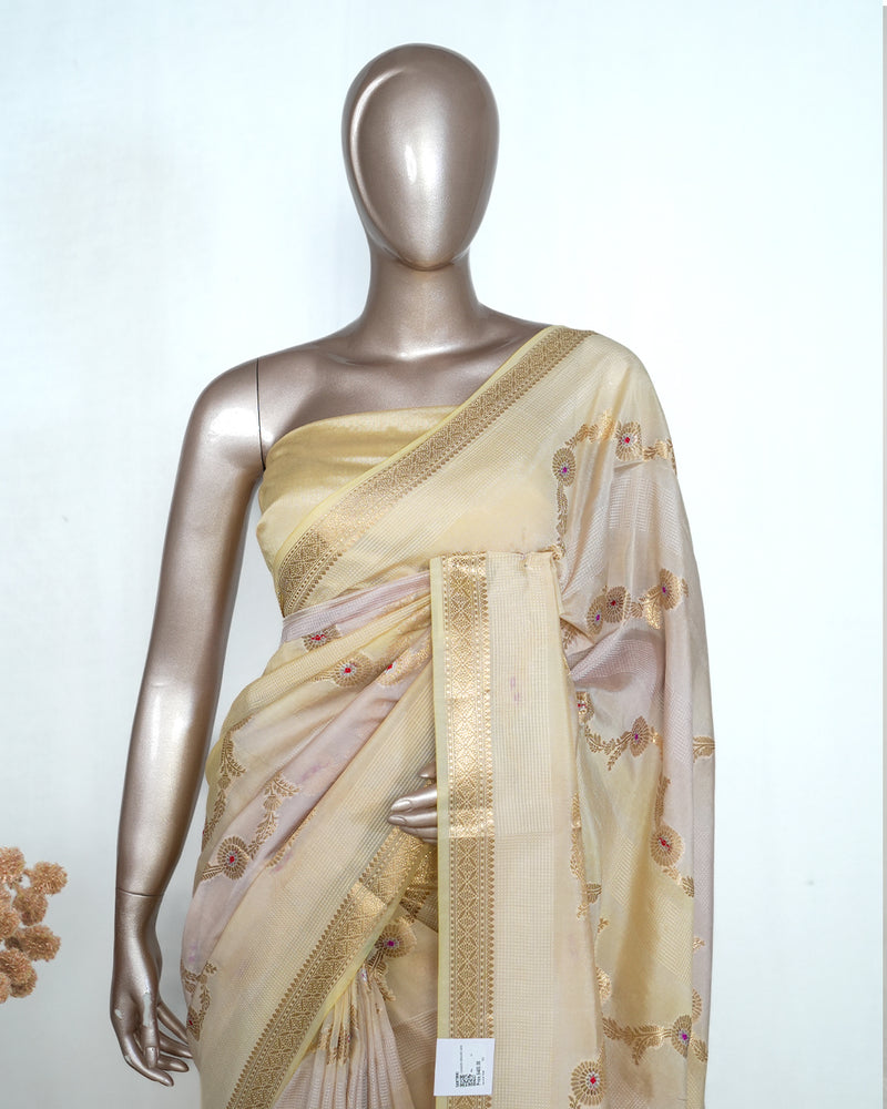 Pure Chanderi Silk Saree SAN4537