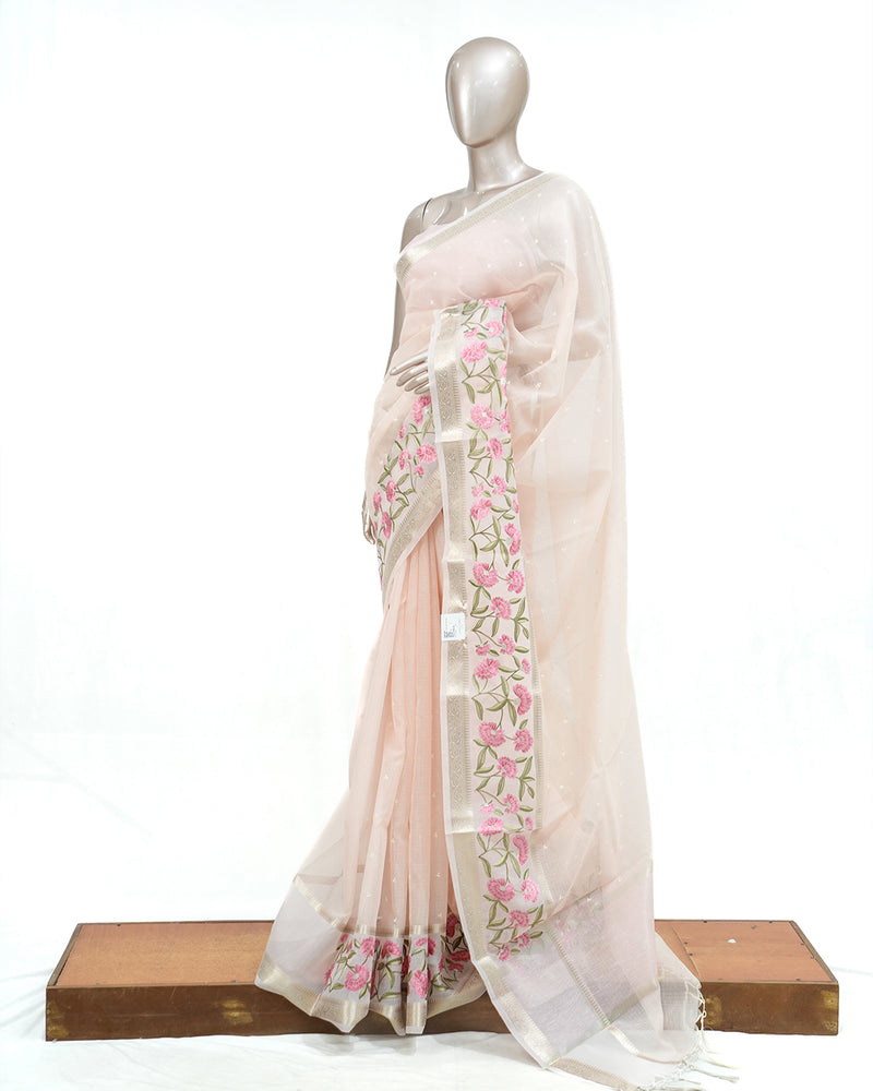 floral Tissue Organza E SAN5396