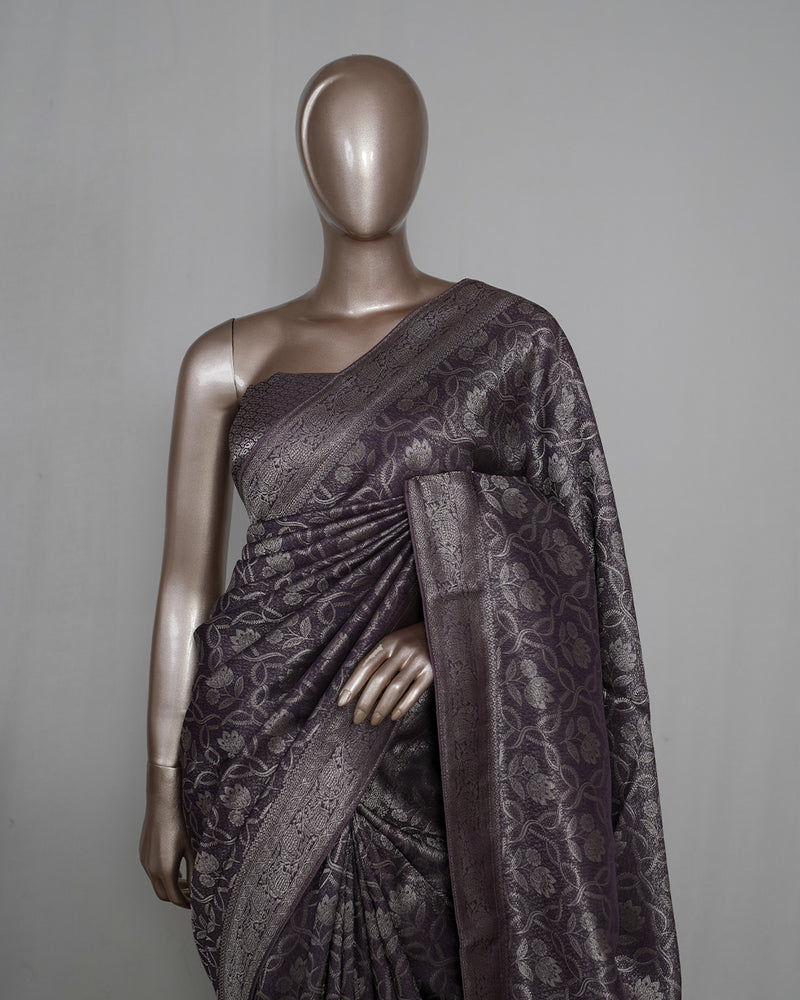 Semi Banrasi Silk Saree SAN4582