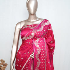 Magenta Pink  Banarasi saree  SAN5285