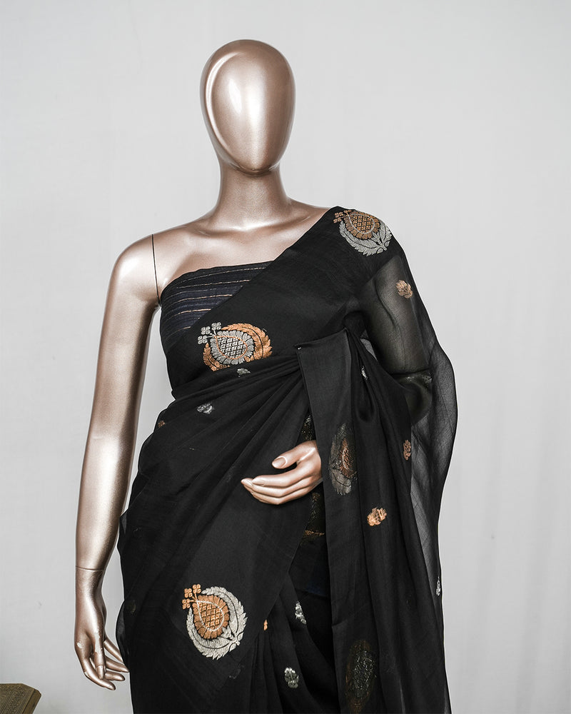 Pure Kora Silk Organza Saree SAN4927