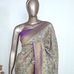 Georgette Banarasi Silk Saree SAN4395