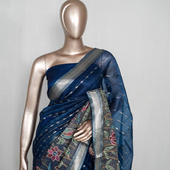 Organza Tissue Saree  SAN4939