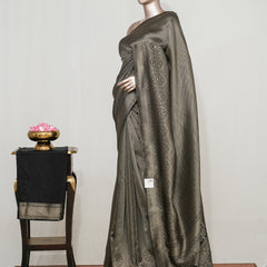 Semi silk with rich brocade weave  SAN4631