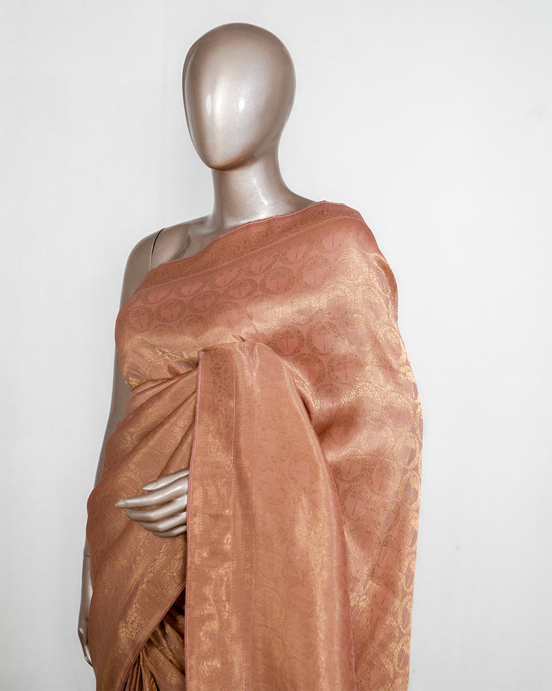 Tissue Brocade Banarasi Saree   SAN4001