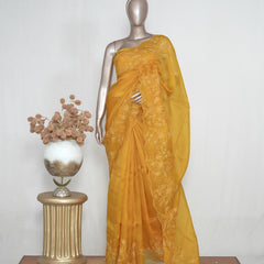 Pure Organza Handworked Saree  004937
