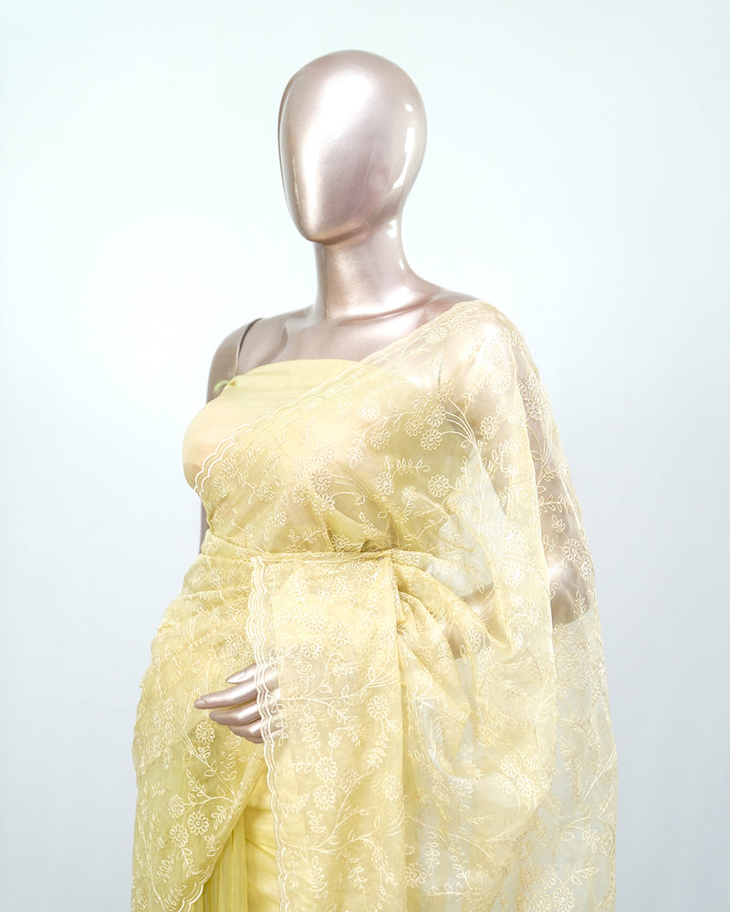 Organza Saree  A SAN4077