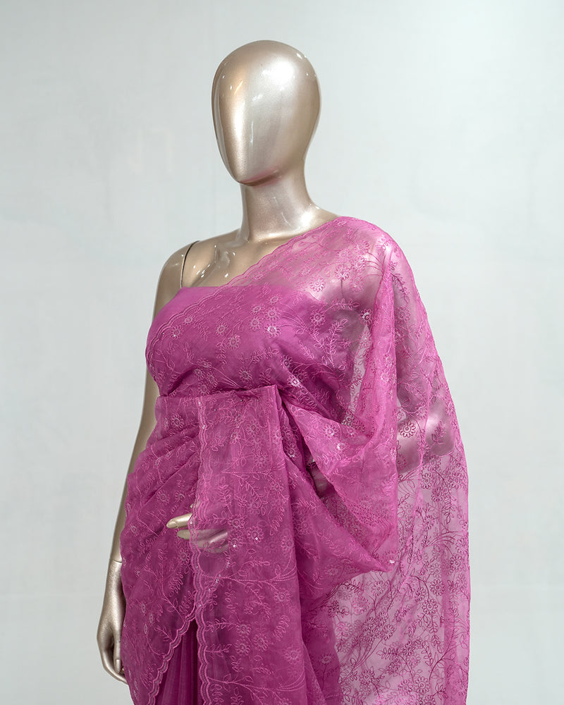 Organza Saree C SAN4075