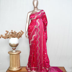 Magenta Pink  Banarasi saree  SAN5285