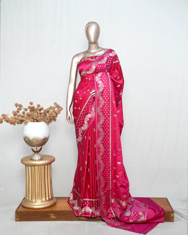 Magenta Pink  Banarasi saree  SAN5285
