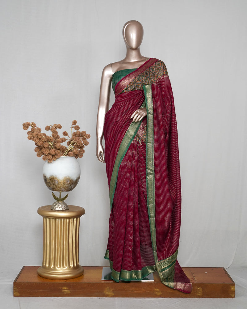 Semi Mysore Silk Saree SAN5072
