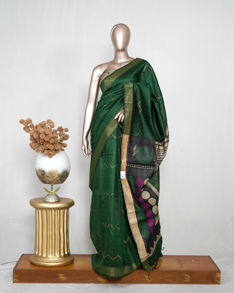 Tussar Silk Saree SAN4052