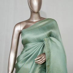 Semi Katan Banarasi Saree  SAN4573