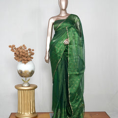 Pure Organza Saree with Sequin Weaving SAN4951