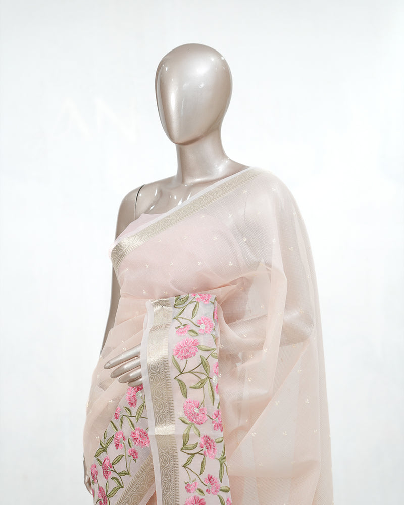 floral Tissue Organza E SAN5396