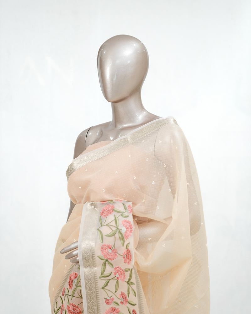 floral Tissue Organza  G 005396