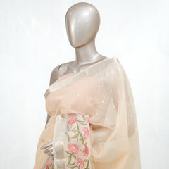 floral Tissue Organza  G 005396