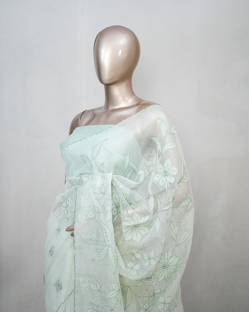 Kota Appliqué Saree  SAN5309  A