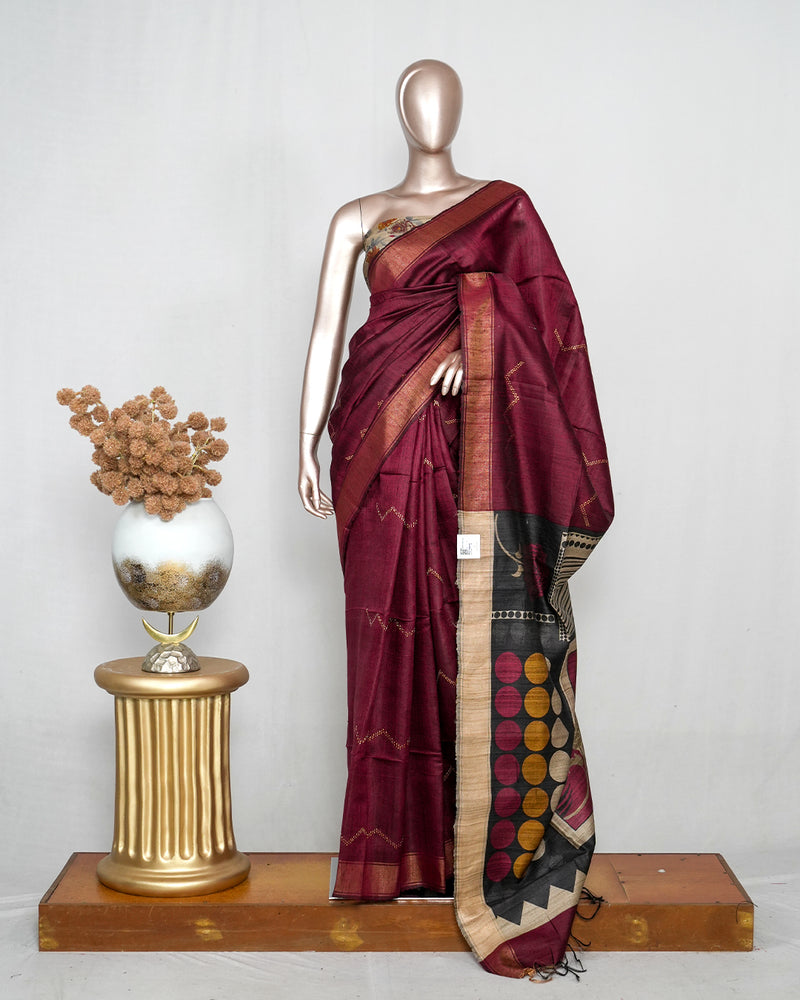 Tussar Silk  SAN4070
