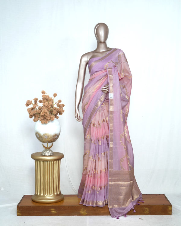 Pure Chanderi Silk Saree SAN4529