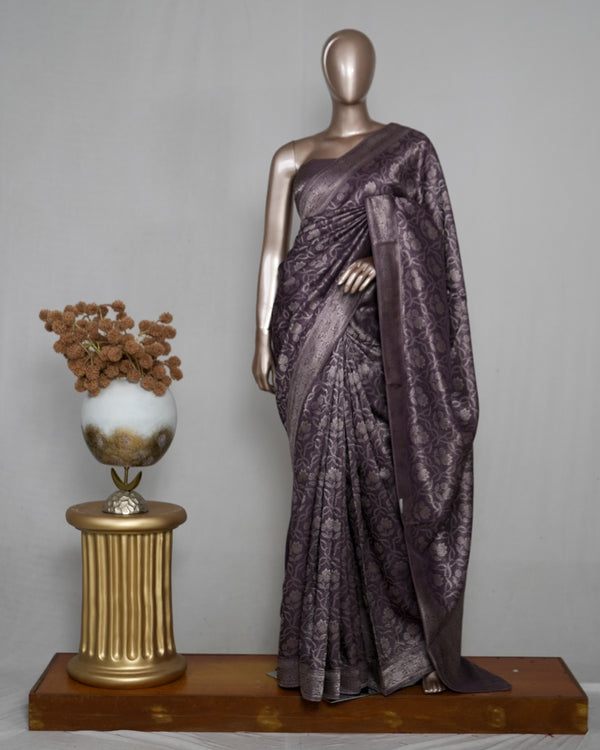 Semi Banrasi Silk Saree SAN4582