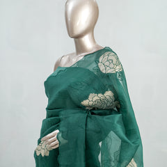 Glass Organza Saree D SAN5389