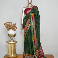 Mysore Semi Silk Saree with Kalamkari SAN4981