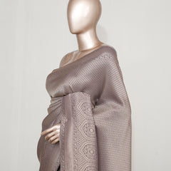 Semi Silk Brocade Banarasi Saree  SAN4636