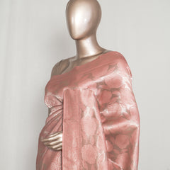 Peach  Jacquard banarasi semi silk Saree  SAN4552