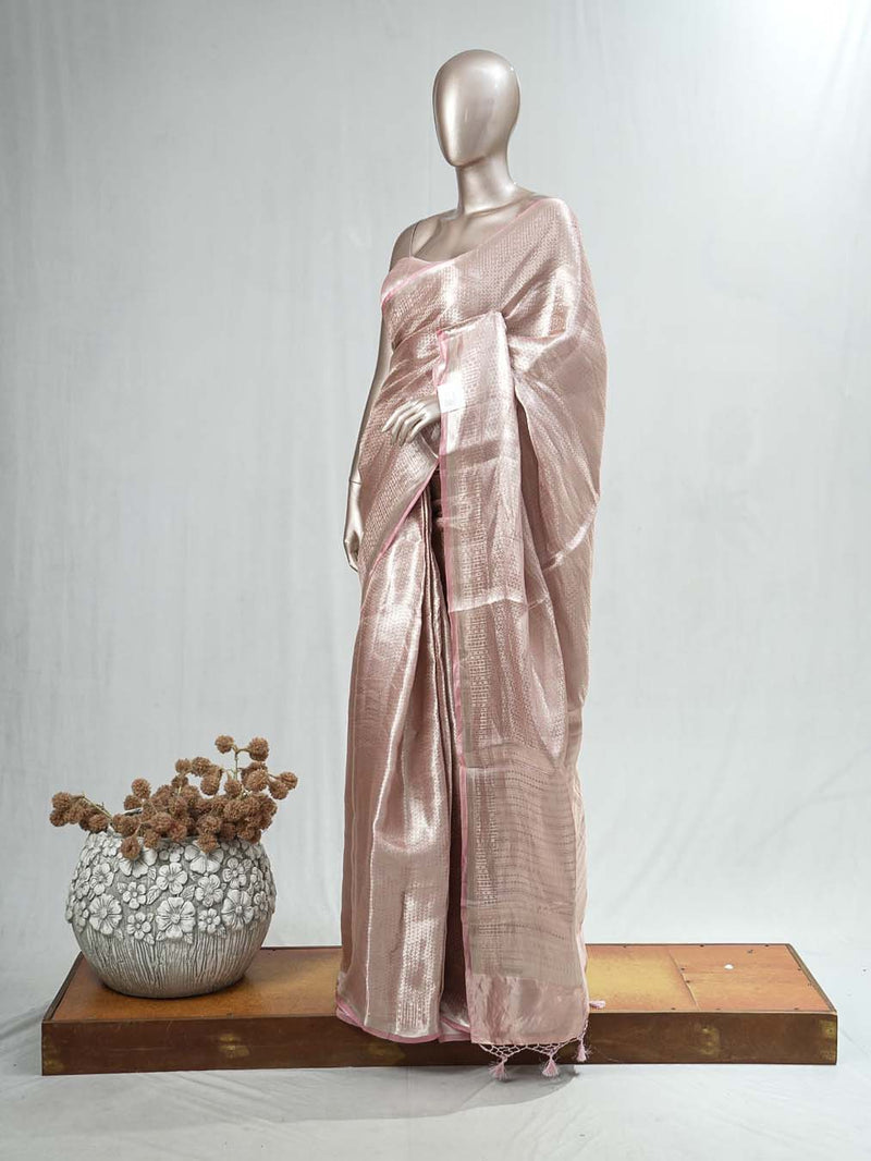 Tissue Banarasi Saree A  SAN4501