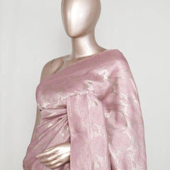 Soft Blush Pink Jacquard banarasi semi silk Saree SAN4553