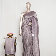 Jacquard banarasi semi silk Saree  SAN4549