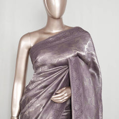 Jacquard banarasi semi silk Saree  SAN4549