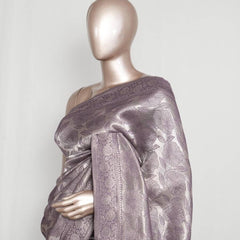 Jacquard banarasi semi silk Saree  SAN4549