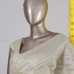 Premium Onam Pure Tussar Silk Saree