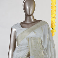 Ivory Swan Heritage Kasavu Saree