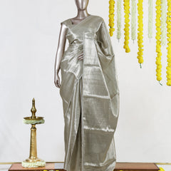 Pearl Mist Tissue Saree