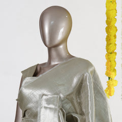 Pearl Mist Tissue Saree