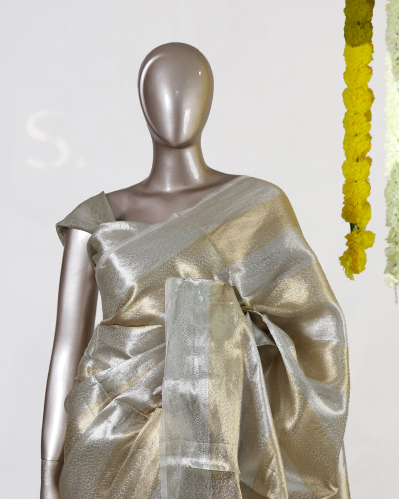 Golden Dawn Tissue Saree