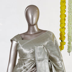 Pearl Glow Tissue Saree