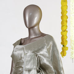 Pearl Glow Tissue Saree