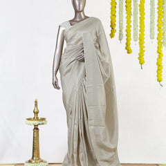 Ivory Whisper Banarasi Saree