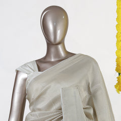Ivory Whisper Banarasi Saree