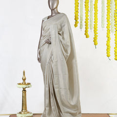 Ivory Whisper Banarasi Saree