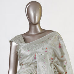 Blush Blossom Banarasi Saree